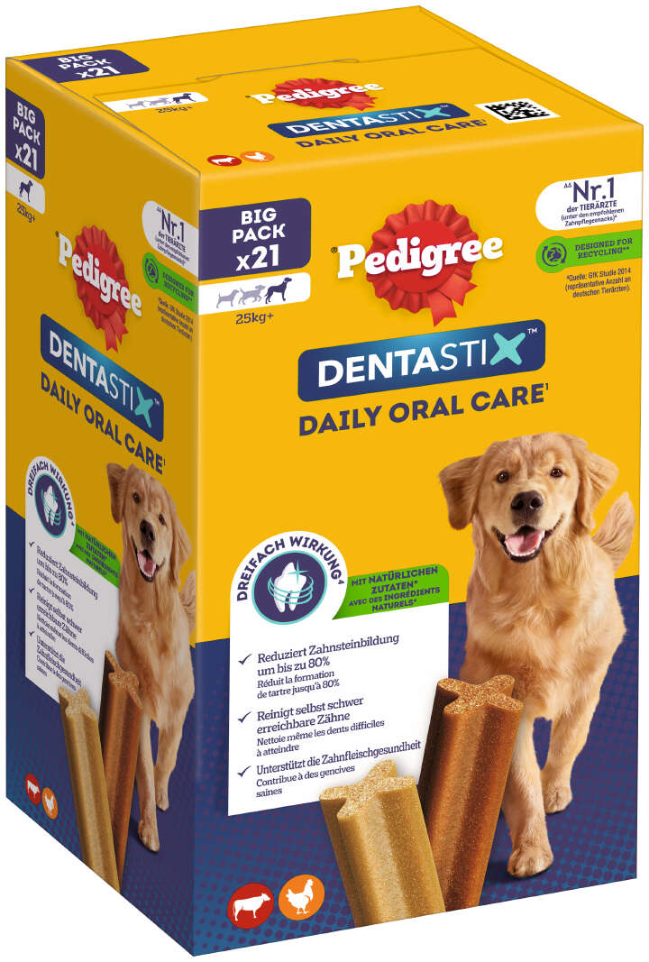 Pedigree DENTASTIX™ Daily Oral Care BIG PACK für große Hunde